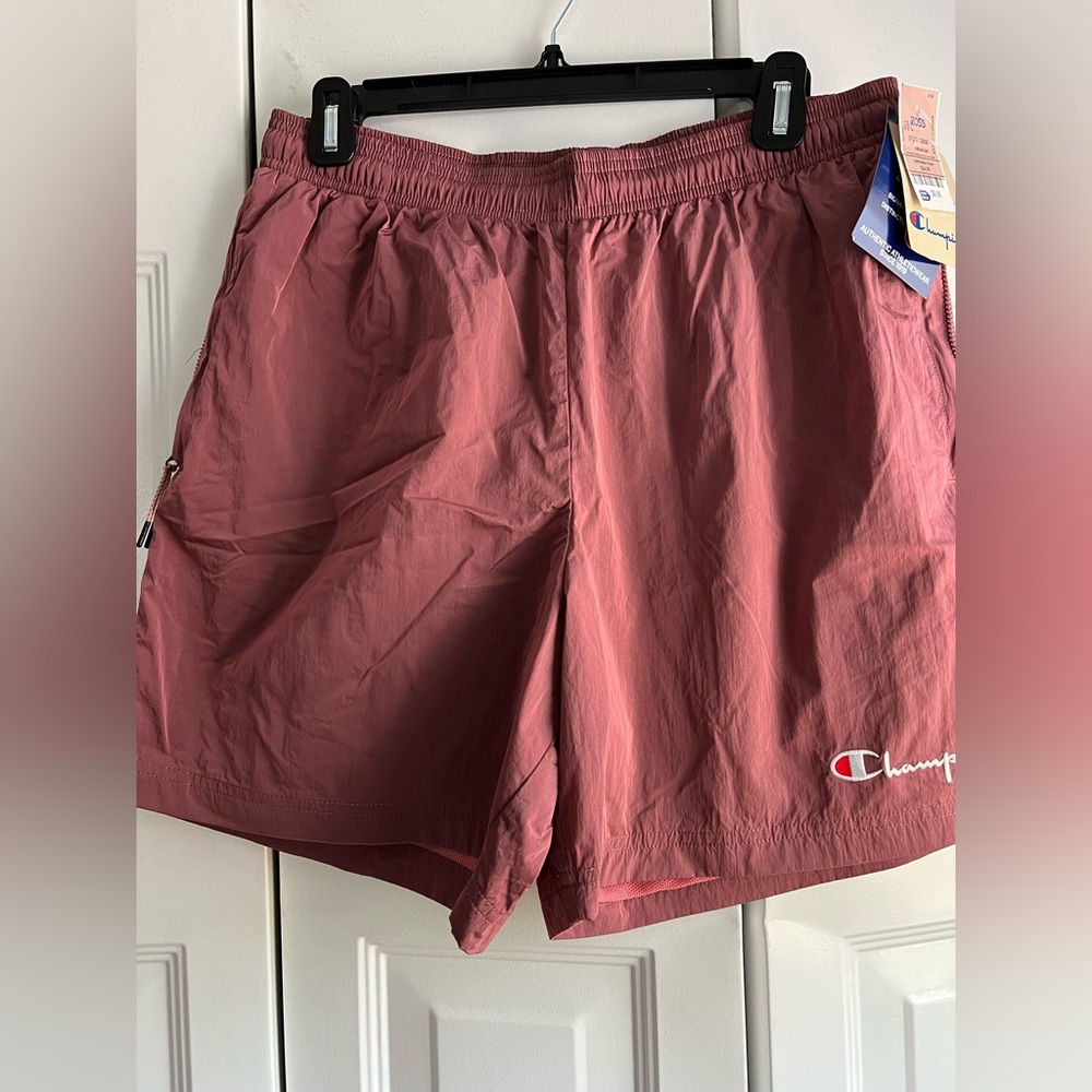 Salmon Colored Champion Shorts